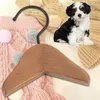 Vestuário para cães Cabide de madeira sólida para animais de estimação Gato Teddy Roupas pequenas penduradas Mini loja Rack de exibição especial