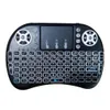 Клавиатуры Беспроводная мини-клавиатура I8 с подсветкой Пульт дистанционного управления с литиевой батареей для Android TV Box 2,4G Touch Pad Drop Del Dhy7R