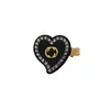 Cute Heart Letter Hair Slide Women Girl Crystal Heart Clip Barrettes Fashion Hair Accessories