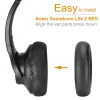Anker Soundcore Life 2 Neo Headphone Ear Pads for Ankerの交換用イヤパッドのペア