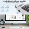 Mice 5pcs Mouse Jiggler Undetectable Automatic Mover USB Port Shaker Wiggler for Laptop Keeps Computer Awake Simulate Mouse Movement