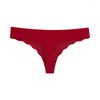 Women's Panties 2024 Seamless Underwear Thong Sexy String Intimate Leopard Print Super Thin Ice Silk Low-rise Underpants S-XL