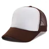 Ball Caps Hat Men's Spring And Summer Korean Hipster Light Board Mesh Cap Fashion Baseball All-Matching Peaked Truck Solid Col