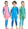 Criança roupa de banho de uma peça meninos meninas maiôs crianças trajes de banho manga longa maiô menina crianças beach wear mergulho natação9195985