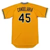 Pittsburgh Vintage Baseball Jersey 41 JERRY REUSS 1978 45 JOHN CANDELARIA 1976 47 FRANCISCO LIRIANO 1970 54 RICH GOSSAGE 1977 55 RUSSELL MARTIN