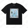 Designer A Miri Mens Tshirt Womens T-shirt Par Street Fashion Brand Shirt Tryck Amirs Kort ärm Casual Loose Men's Amiry T-shirt Rund nackstorlek S-XL