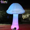6mh (20ft) Üfleyici özelleştirilmiş simülasyon bitkileri Işık oyuncakları ile şişme mantar spor enflasyonu parti etkinliği dekorasyonu için yapay mantar