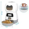 Fütterung automatischer Haustierfuttermittel 3.5L Smart Food Spenser für Katzen Hunde Timer Edelstahl Schüssel Auto Hund Katze Haustier Fütterung Haustier Vorräte