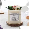 Bougies d'encens décoration préservée bougies parfumées aux fleurs fumée avec base et boîte cadeaux exquis livraison directe maison industrie domestique Dhhaj 240302