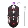 Mäuse Maus Raton Wireless Silent Wiederaufladbare 6-Tasten-LED-Laptop-Gamer-Computer Inalambrico Ordenador Sem Fio 19A19 Drop Delivery Com Otgvy