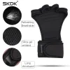 Lifting SKDK Weight Lifting Grip Gloves Crossfit Training Gloves Fitness Sports Gymnastics Gym Hand Palm Protector Wrist Support+1 Ring