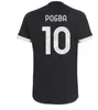 23 24 Pogba Soccer Jerseys Di Maria 2024 Juve Football Shirts Fans Player Version Mens Kids Kits Yildiz Maglia Juventus Home Away 3rd Vlahovic Milik Bonucci Kean Kean