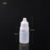 Bottles 100pcs Dropper Bottles Squeezable Eye Drop Bottle Empty Plastic Liquid Eyedrops Vial 3ml 5ml 10ml 15ml 20ml 30ml 50ml 100ml