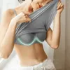 Camisolesタンクシックな調整可能なストラップバックレスパッド入りスパゲッティボトム下着ベスト3Dカッティングブラジャーデイリーウェア