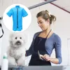 Vestuário para cães Pet Anti-Static Avental Jaqueta Masculina Macacão Mulheres Loja Uniforme Trabalho Cosmetologista À Prova de Água