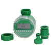 Timers Automatisk grön LCD -timer Vatten Irrigation Digital Programmerbar trädgård Lagmatta Slang Facet Water Controller Auto och Manual Mode