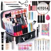 SETS POPFEEL KIT MAVALUP FEME KIT FEUILOW LIP GLOSS BLUSH LIPSTICK ACCEINEUR All en un kit de maquillage