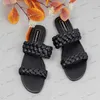 Sandals Z Slippers Women 2024 OuDside Wear Slides Slides Designer Shoes for Weaving Weaving Grand على طراز الكعب المسطح الصندل الأسود الأصفر T240302