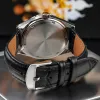 Zegarki Chameri Mężczyźni Ubierz zegarek VH31 Kwarc Ruch Sapphire 40 mm ze stali nierdzewnej skórzany pasek Business Men's Watches