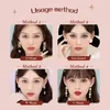 flower knows Face Blush Matte Pigment Nude and Natural Blusher Face Makeup Women Beauty Cosmetics Cheek Rouge Easy to Wear 1pcs 240301