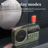 Luidsprekers Portable FM Radio Mini FM Radios Receiver Outdoor Bluetooth Speaker TF/USB/Hoofdtelefoon Mp3 Music Player Recorder voor Elder Gift