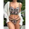 New French Sexy Embroidery Print Perspective Temptation Lingerie Women's Second Hair 531190