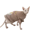 Vêtements Spring Flying Sleeve TShirt, Costume de chat sans poils Sphinx, Devon, Tenues de chaton Rex, Vêtements pour chat Sphynx, Vêtements pour chat, 2022