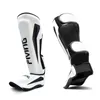 FIVING YouthAdult Muay Thai Kick Boxing MMA Grappling Instep Shin Guard Pads Karate Foot Shank Leg Protectors Ankle Support 240318