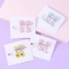 Diy Korean Style Kids Ear Clip Lovely Cartoon Unicorn Mermaid Butterfly No Piercing Earring For Girls Children Gift Söta smycken 240226