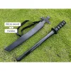 Arts Aikido Wooden Sword Martial Arts Weapon Self Defence Stick Kung Fu Samurai Training Sword Katana With Bag Japanese Ninja Knife