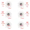 Fishhooks 304 Stainless steel 10pcs 50pcs 100pcs 200pcs 500pcs Squid hooks Jig Lure Accessories Umbrella Spider Fishing Cuttlefish Pesca