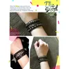 Charm Armband Multilayers Rock Spikes Rivet Chains Gothic Punk Wide Cuff Leather Armband Bangle Fashion Men smycken Pulseiras