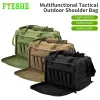 Bags Shooting Range Bag Tactical Molle System Outdoor Hunting Accessory Nylon Gun Tactical Case Bag Pistol Tool Shoulder Pack