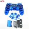 Hüllen PS4 V1 Controller Vollgehäuse Shell Case Cover Mod Kit Tasten Für PS 4 Gamepad Ersetzen PS4 Transparent