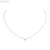 Anhänger-Halsketten, Designer-Schmuck, Diamants Legers, Anhänger-Halsketten, Diamant-Damour-Love-Halskette für Frauen und Mädchen, Collier Bijoux Femme, Markenschmuck 240302