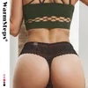 Calcinha feminina WarmSteps Lace Pantie Seamless Underwear Listrado Mulher Linegrie para oco Out G String Thongs