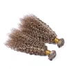 Tissages de cheveux humains 27 reflets blond miel 613 cheveux humains piano 3 lots de couleurs mélangées 27613 armure brésilienne vierge ombrée vague profonde 1 Dhn0B