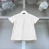 T-shirts de bébé populaires imprimement des filles de coton pour garçons courte manche taille 90-160 cm de créateur de vêtements pour enfants