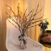 Stringhe 20 lampadine LED ramo di salice lampada luci stringa ramoscello vaso fata ghirlanda per albero di Natale decorazione della festa nuziale