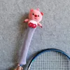 Śliczny Beaver Badminton rakieta rakieta Plush Doll Grip Protectors Handcraft Prezent 240223