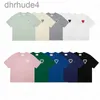 Designer T Shirt Top Hommes Femmes Été À Manches Courtes T-shirts Coeur Broderie Tee Confortable Hommes Couple T-shirt Amour Motif Casual Amis 100% Coton OU8V