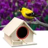 Nids bois oiseaux nichoir nouveau bricolage petit jardin extérieur perroquet calopsitte hirondelles nid en bois maison d'oiseau