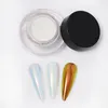 HNDO 10 Colors Set Aurora Mirror Chrome Powder Nail Glitter Pigment Dust Effect for Nail Art Decor Manicure Design WT Series 240220