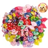 Hundebekleidung, 40 Stück, Geschenke für kleine Geschenke, Haargummis für Haustiere, elastische Bänder, Kopfbedeckungen, Schleifen für Haustiere, Haarknoten