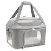 Barnvagnar husdjur ryggsäck andningsbar kattbärare väska rese flygbolag godkänd transportväska för små hundar och katter