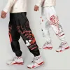 Pants 2023 Japan Anime Touhou Project 3D Joggers Pants Mänskvinnbyxor Spring Sweatpants Cirno Flandre Scarlet Cosplay Costume