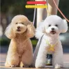 Arneses Suave Gamuza Microfibra Chaleco para Perros pequeños Arnés Mascota Cachorro Pecho Ajustable Pecho Correa Correa Chihuahua Teddy Yorkie Cuerda de Plomo