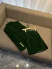 Suits JUNE LIPS Latest High Quality 2023 Autumn/Winter Green Velvet Double breasted Suit Coat Half Skirt Set Women's Wholesale