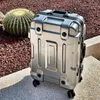 Suitcases Men's Suitase With Metal Metarial Sturdy Thickened Durable 28 InchTrolley Case Password Boarding Box Large Size Travel