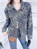 Vestes Femme Veste en jean designer 24 avec doubles poches poitrine ornées 218 8JQI